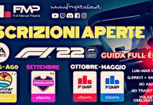 F1 22 FMP ITALIA APERTURA ISCRIZIONI